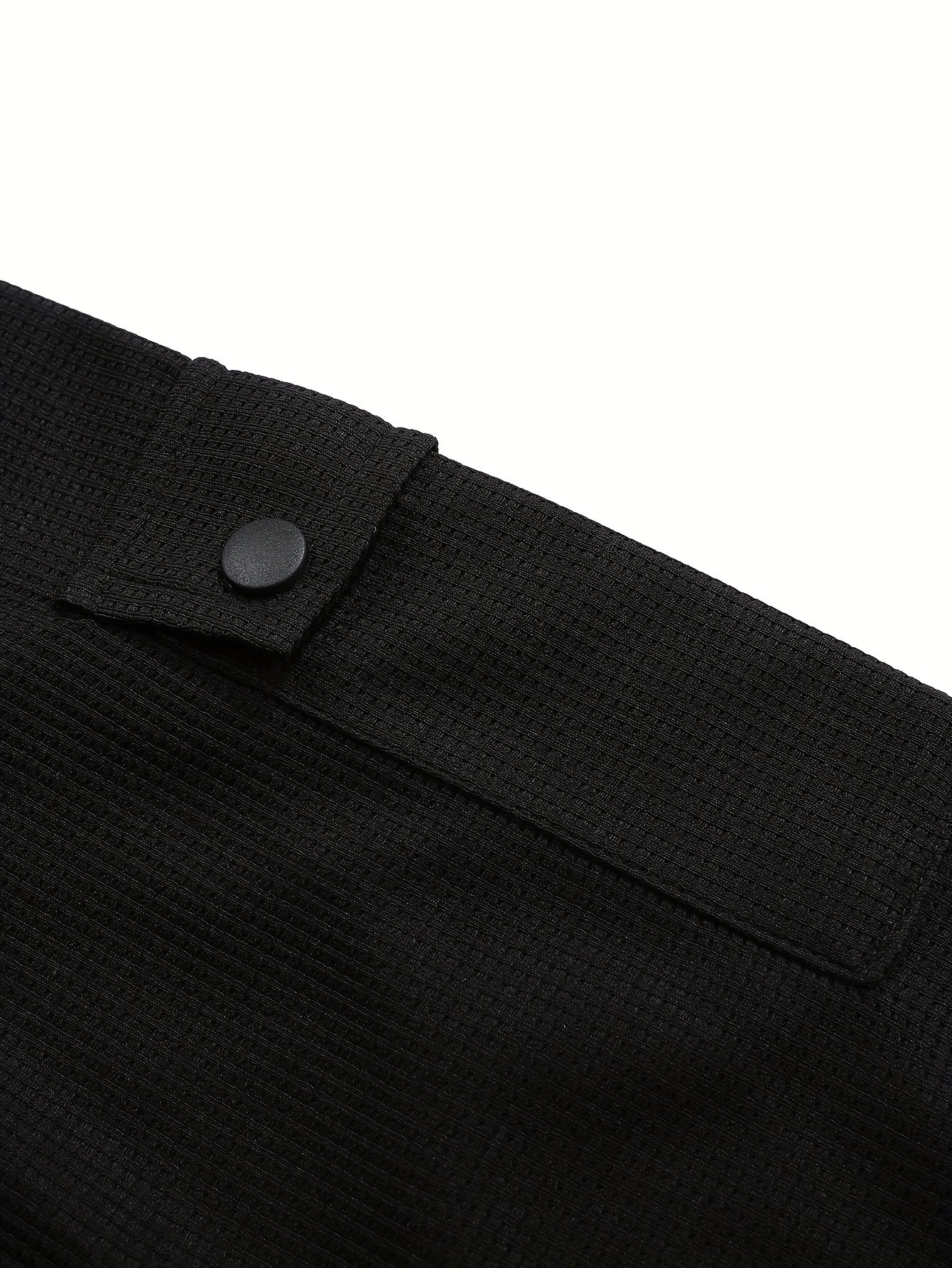 Men'S New Spring And Autumn Casual Fashion Sports Long-Sleeve Top with a Simple Two-Piece Design, Featuring Buttons And Pockets.